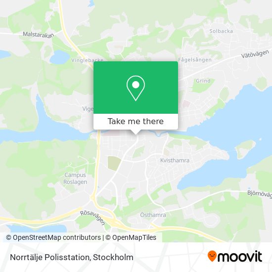 Norrtälje Polisstation map