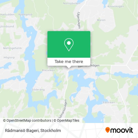 Rådmansö Bageri map