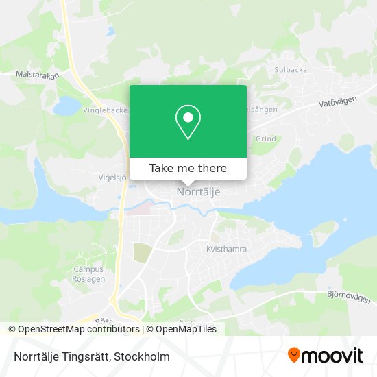 Norrtälje Tingsrätt map