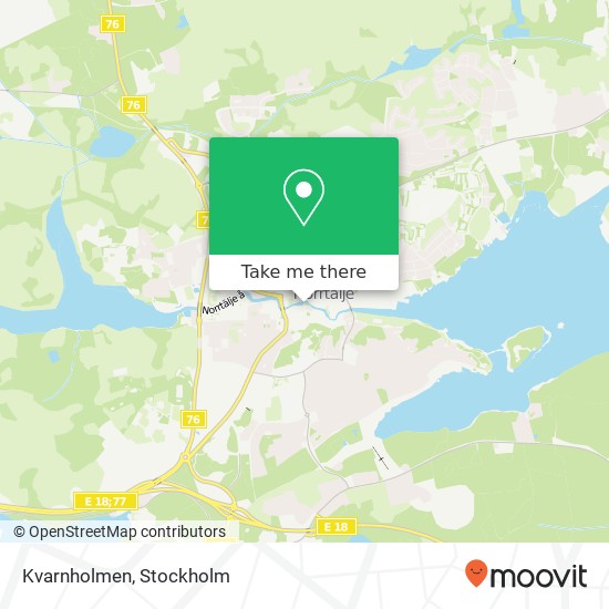 Kvarnholmen map