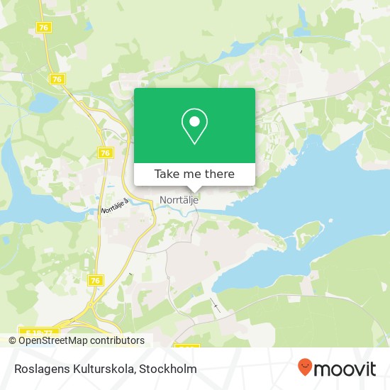 Roslagens Kulturskola map