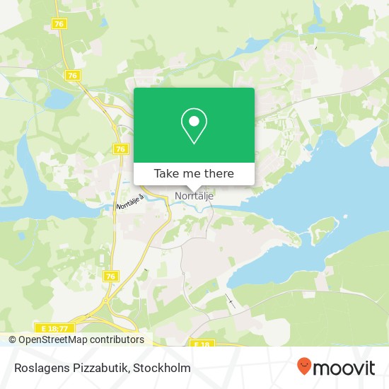 Roslagens Pizzabutik map