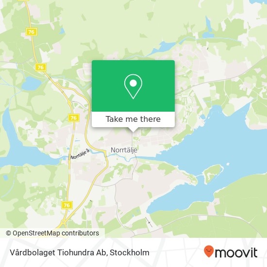 Vårdbolaget Tiohundra Ab map