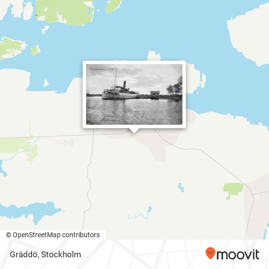 Gräddö map