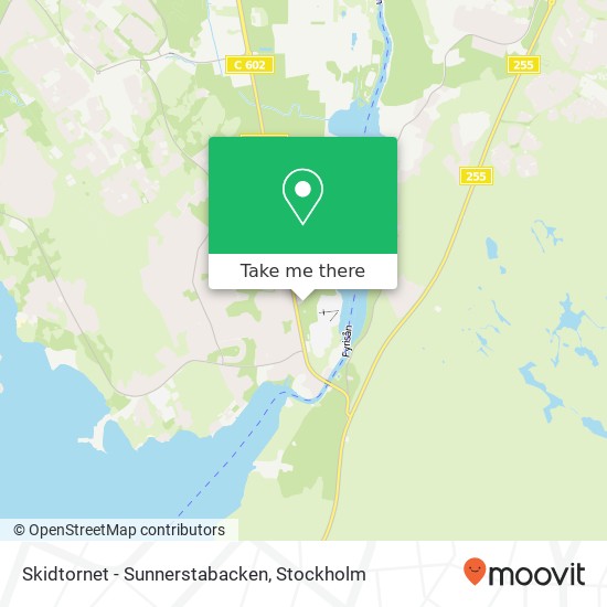 Skidtornet - Sunnerstabacken map