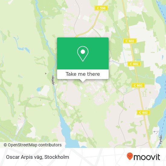 Oscar Arpis väg map