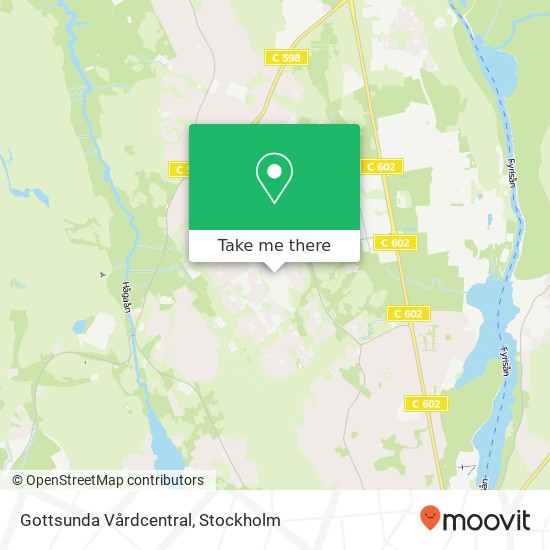 Gottsunda Vårdcentral map