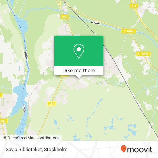 Sävja Biblioteket map