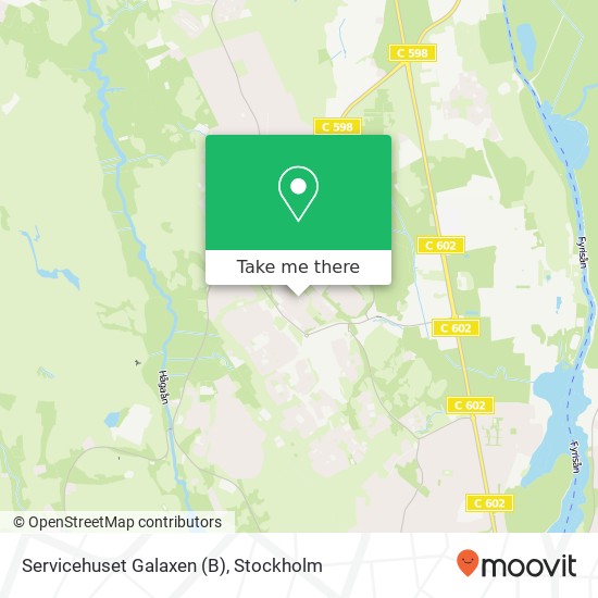 Servicehuset Galaxen (B) map