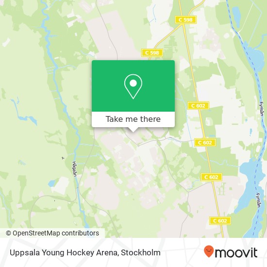 Uppsala Young Hockey Arena map