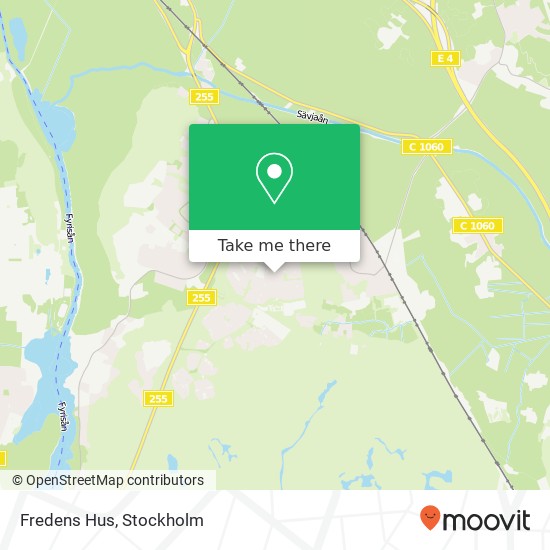 Fredens Hus map