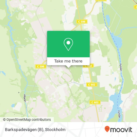 Barkspadevägen map