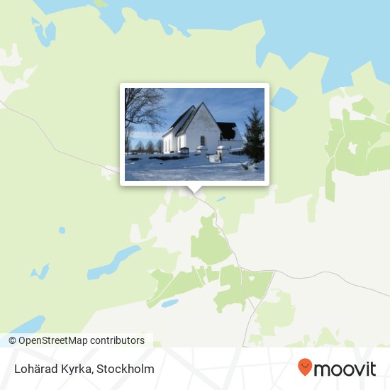 Lohärad Kyrka map