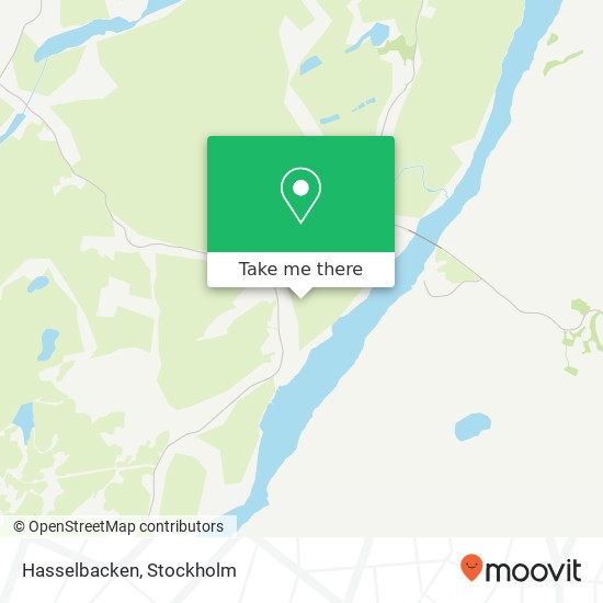 Hasselbacken map