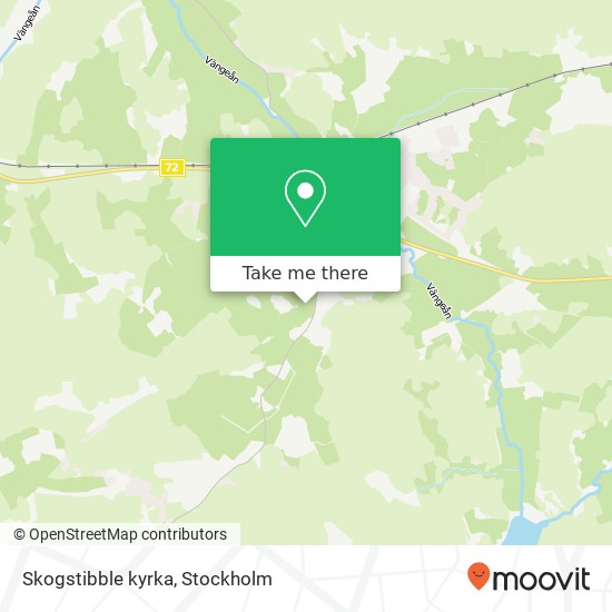 Skogstibble kyrka map