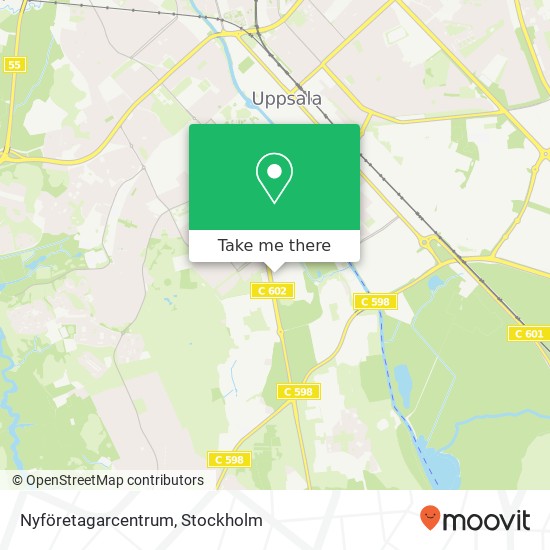 Nyföretagarcentrum map