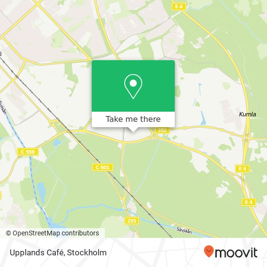 Upplands Café map