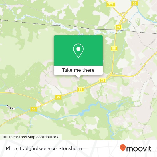 Phlox Trädgårdsservice map