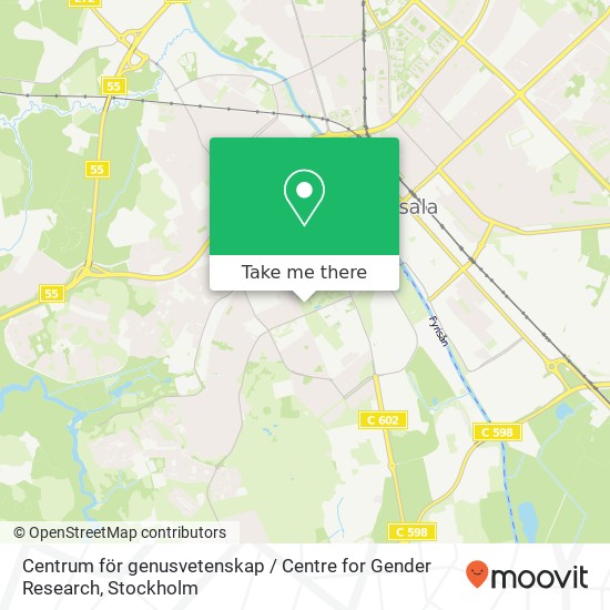 Centrum för genusvetenskap / Centre for Gender Research map