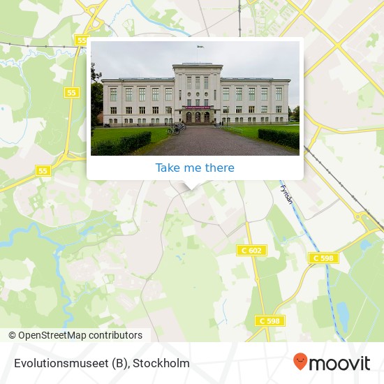 Evolutionsmuseet (B) map