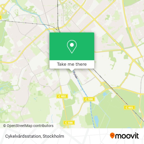 Cykelvårdsstation map