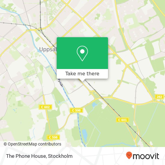 The Phone House map