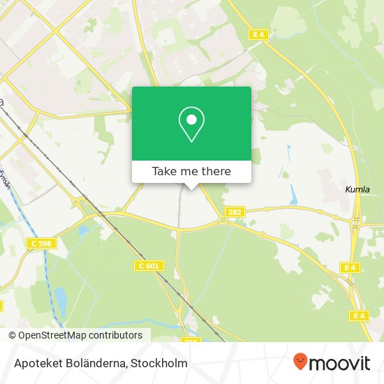 Apoteket Boländerna map