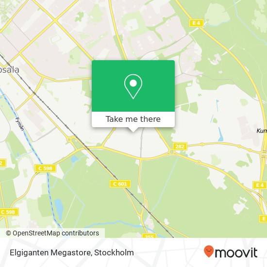 Elgiganten Megastore map