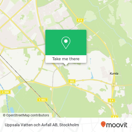 Uppsala Vatten och Avfall AB map