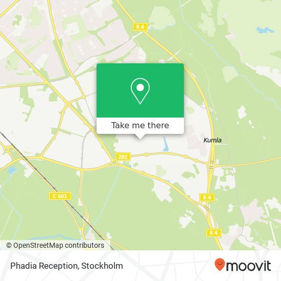 Phadia Reception map