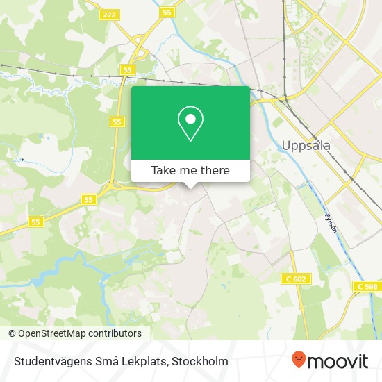 Studentvägens Små Lekplats map