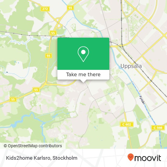 Kids2home Karlsro map