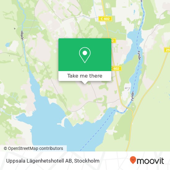 Uppsala Lägenhetshotell AB map