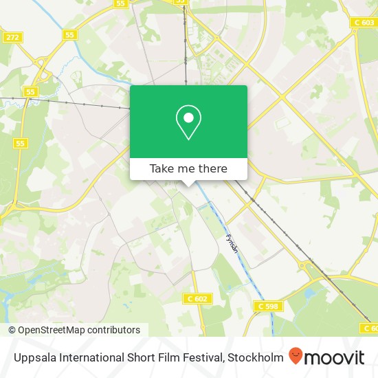 Uppsala International Short Film Festival map
