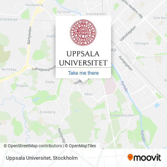 Uppsala Universitet map