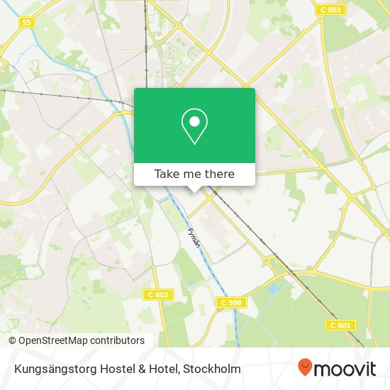 Kungsängstorg Hostel & Hotel map