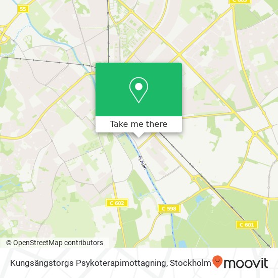 Kungsängstorgs Psykoterapimottagning map