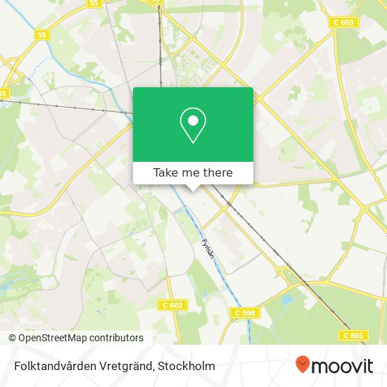 Folktandvården Vretgränd map