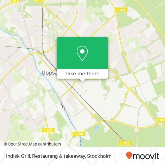 Indisk Grill, Restaurang & takeaway map