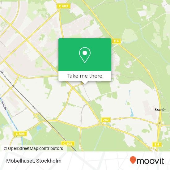 Möbelhuset map