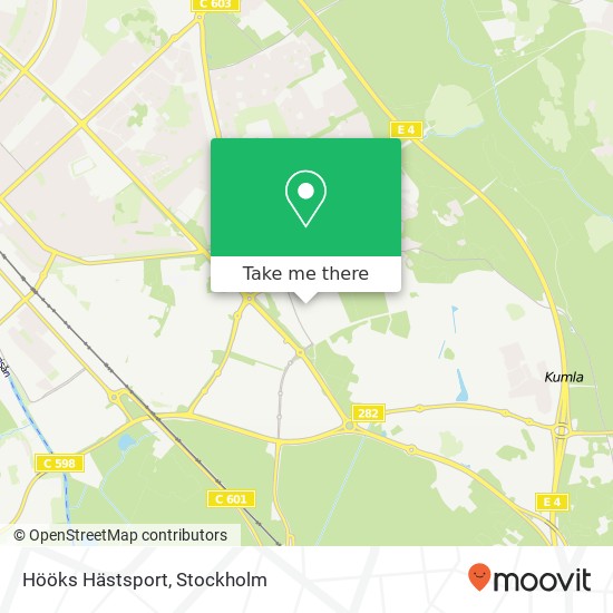 Hööks Hästsport map