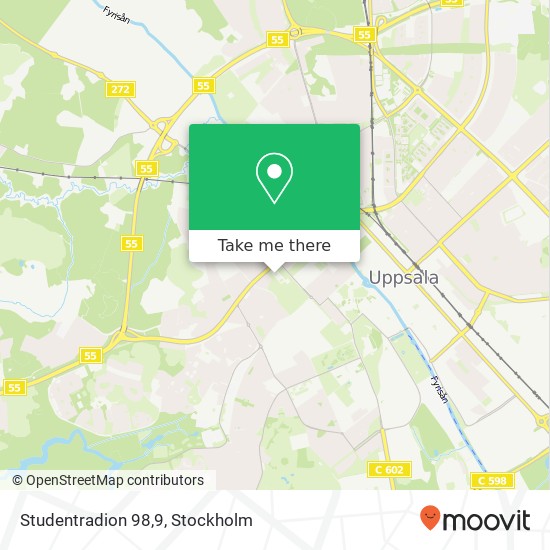 Studentradion 98,9 map