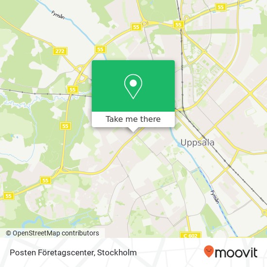 Posten Företagscenter map