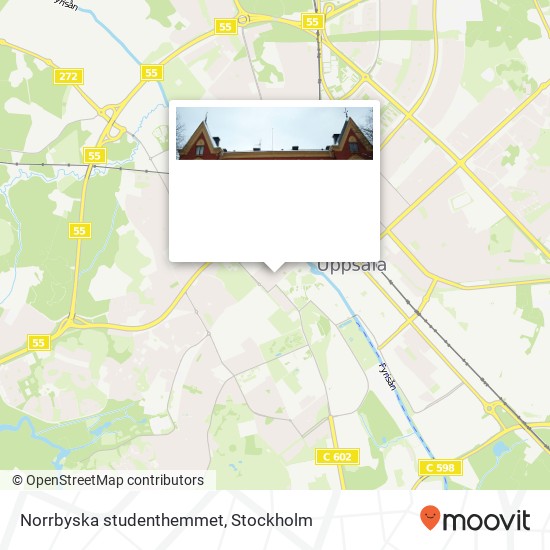 Norrbyska studenthemmet map