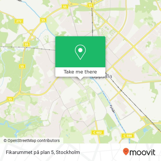 Fikarummet på plan 5 map