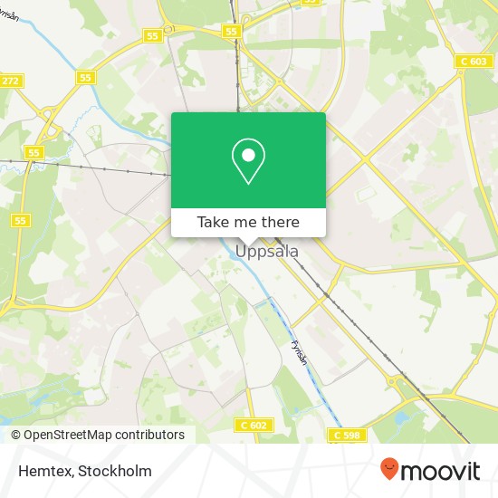 Hemtex map