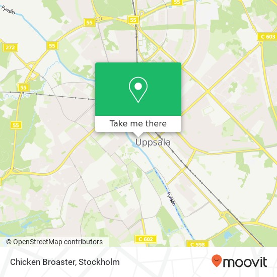 Chicken Broaster map