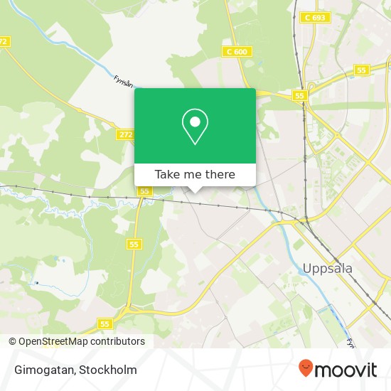 Gimogatan map