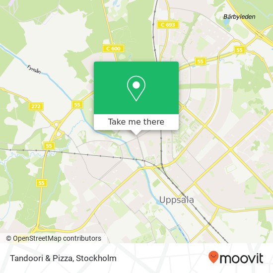 Tandoori & Pizza map