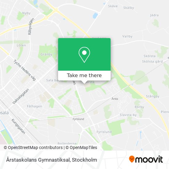Årstaskolans Gymnastiksal map
